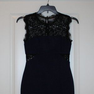 Adelyn Rae Navy and Black Lace Dress size Small
